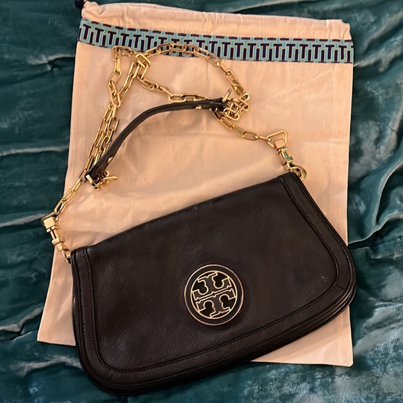 Tory Burch Black Crossbody Leather Bag - Picture 8 of 11